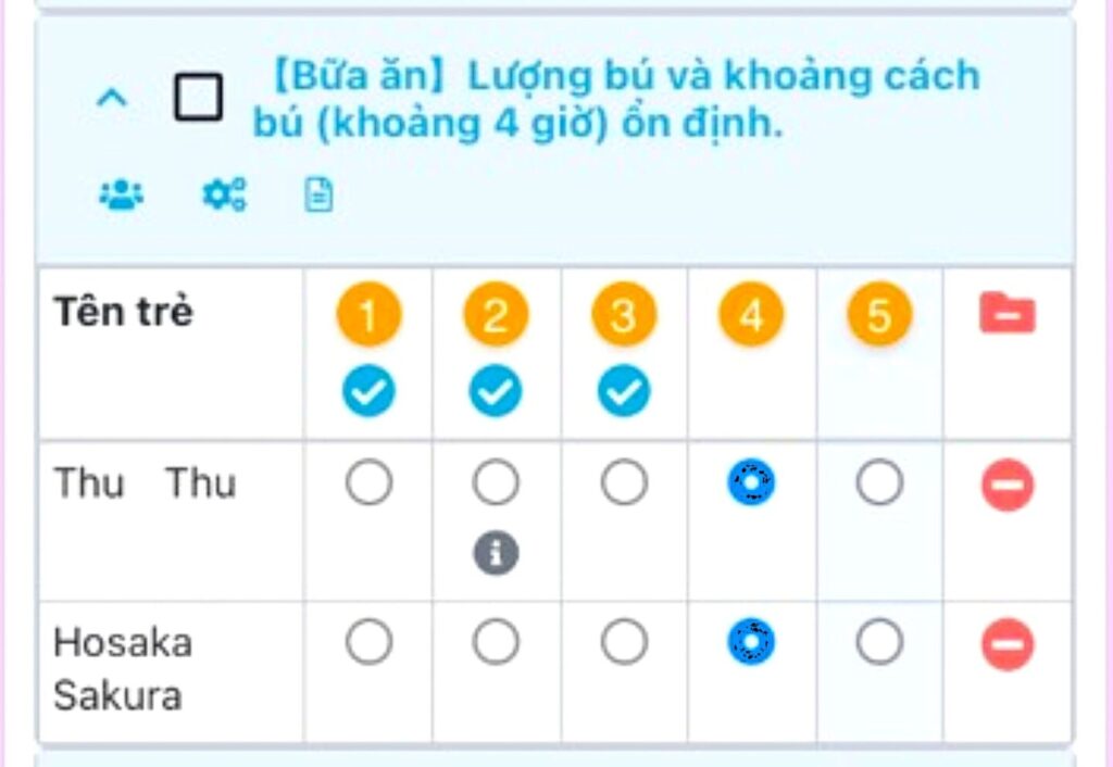 Màn hình ứng dụng